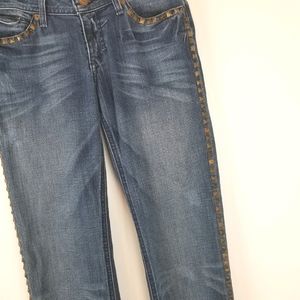 J & Company Size 28 Ocean Rocks Studded Jeans